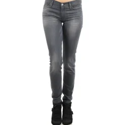 Discount 7 for all Mankind - THE SKINNY DARK STARS PAVE Gris