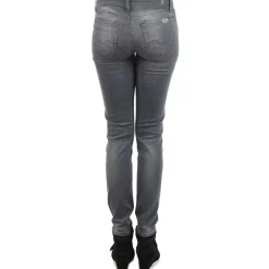 Discount 7 for all Mankind - THE SKINNY DARK STARS PAVE Gris