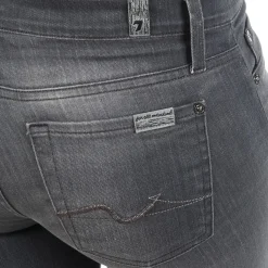 Discount 7 for all Mankind - THE SKINNY DARK STARS PAVE Gris