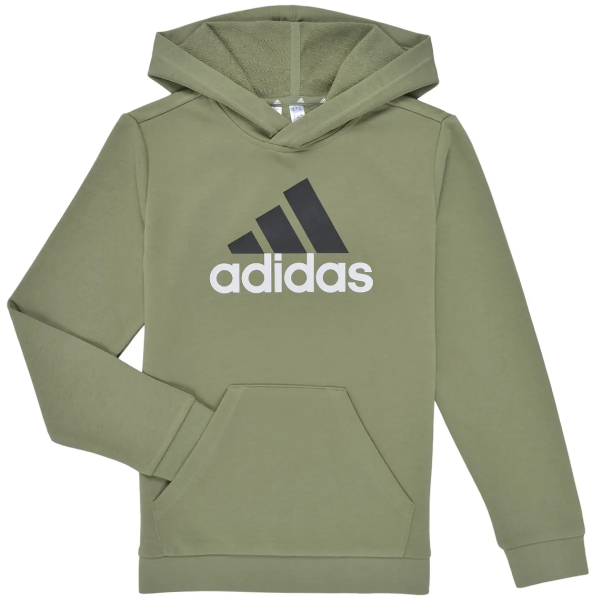 Adidas Sportswear - Essentials Two-Colored Big Logo Cotton Hoodie Sale