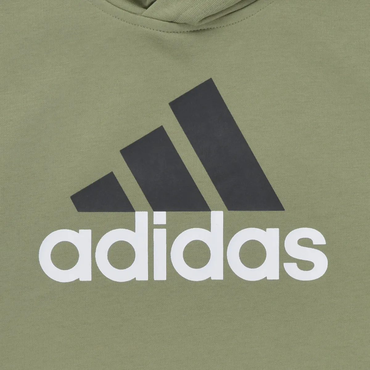 Adidas Sportswear - Essentials Two-Colored Big Logo Cotton Hoodie Sale