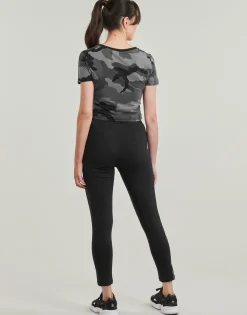 Sale Adidas Sportswear - Essentials 3-Stripes Camo Print Baby T-Shirt Noir