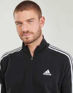 Best Adidas Sportswear - Essentials Fleece 3-Stripes 1/4-Zip Sweatshirt Noir
