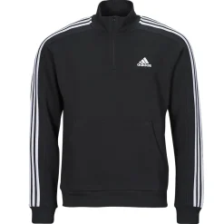 Best Adidas Sportswear - Essentials Fleece 3-Stripes 1/4-Zip Sweatshirt Noir