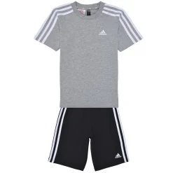 Adidas Sportswear - Essentials 3-Stripes Tee and Shorts Set Discount
