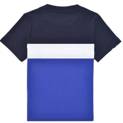 New Adidas Sportswear - Tiberio 3-Stripes Colorblock Cotton T-Shirt Marine