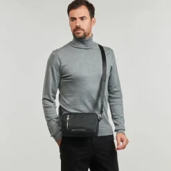 Armani Exchange - CAMERA CASE - MAN'S CAMERA CASE Noir Outlet