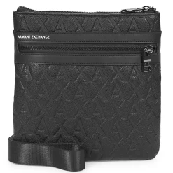 Armani Exchange - LIAM FLAT CROSSBODY Noir Outlet