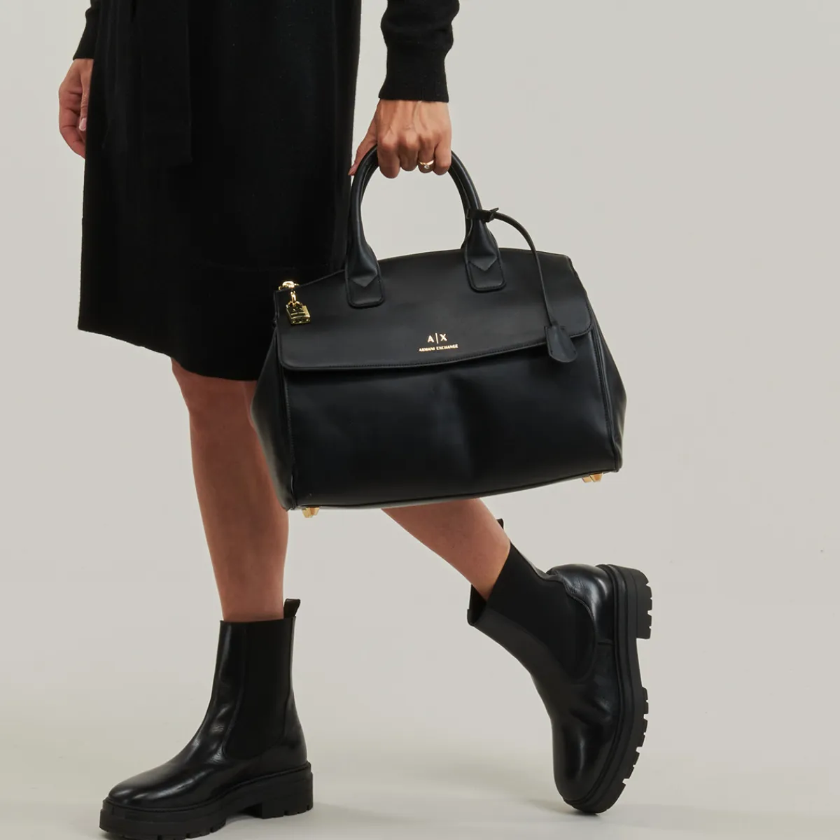 Armani Exchange - TOTE L - WOMAN'S TOTE L Noir New