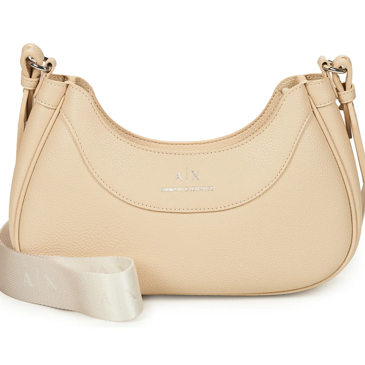 Online Armani Exchange - WAVE HOBO S Ivoire