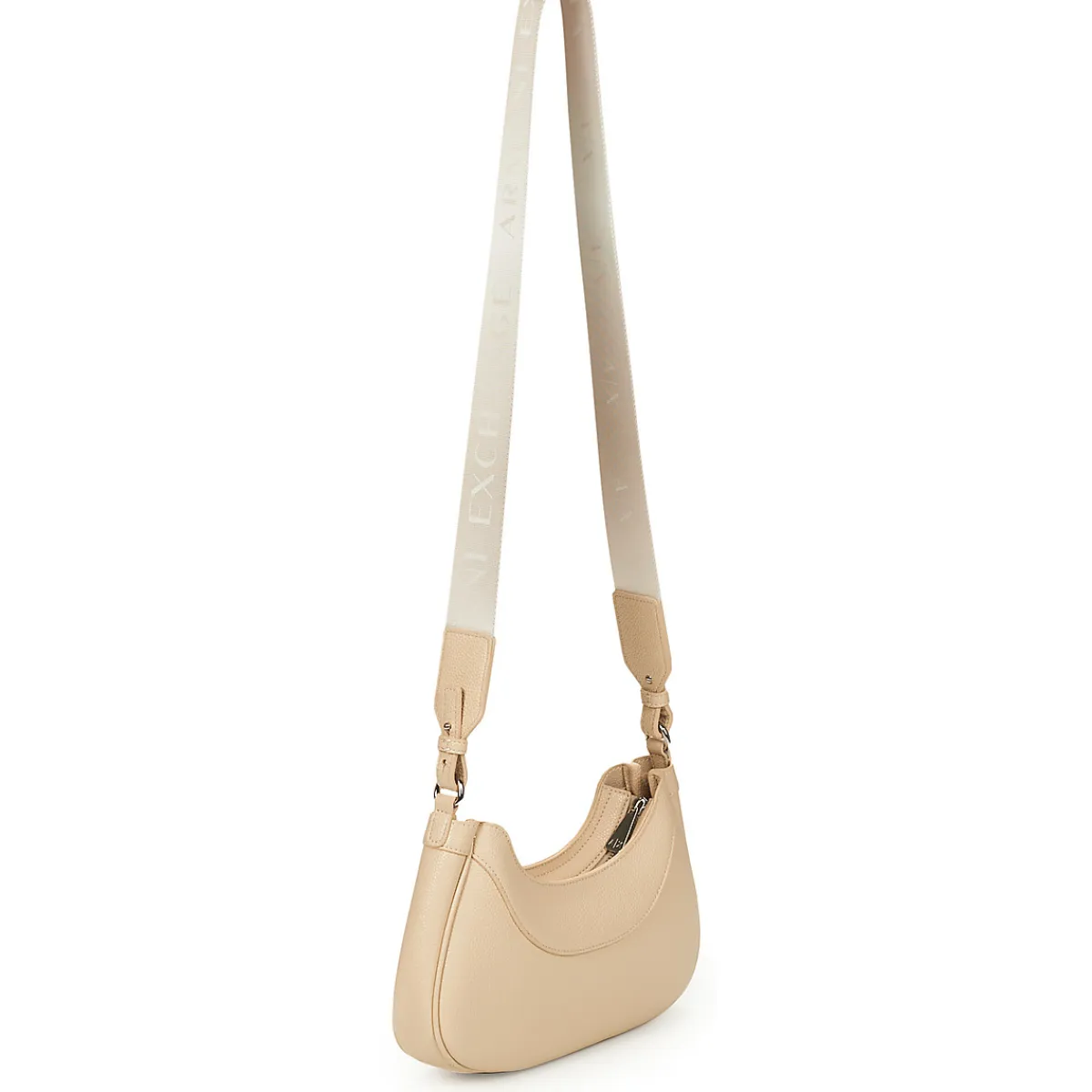 Online Armani Exchange - WAVE HOBO S Ivoire
