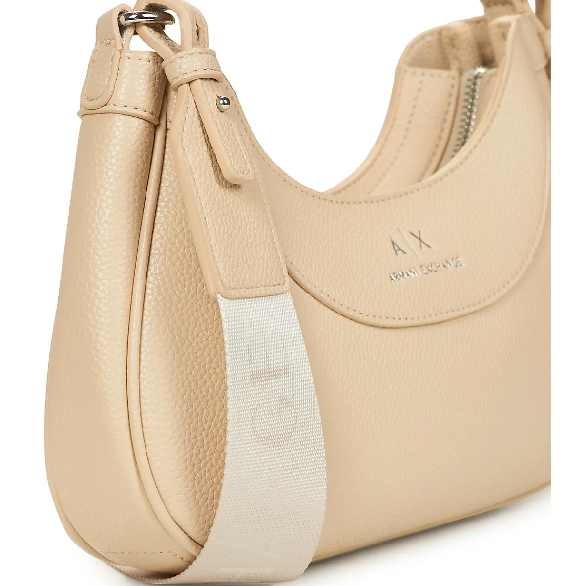 Online Armani Exchange - WAVE HOBO S Ivoire