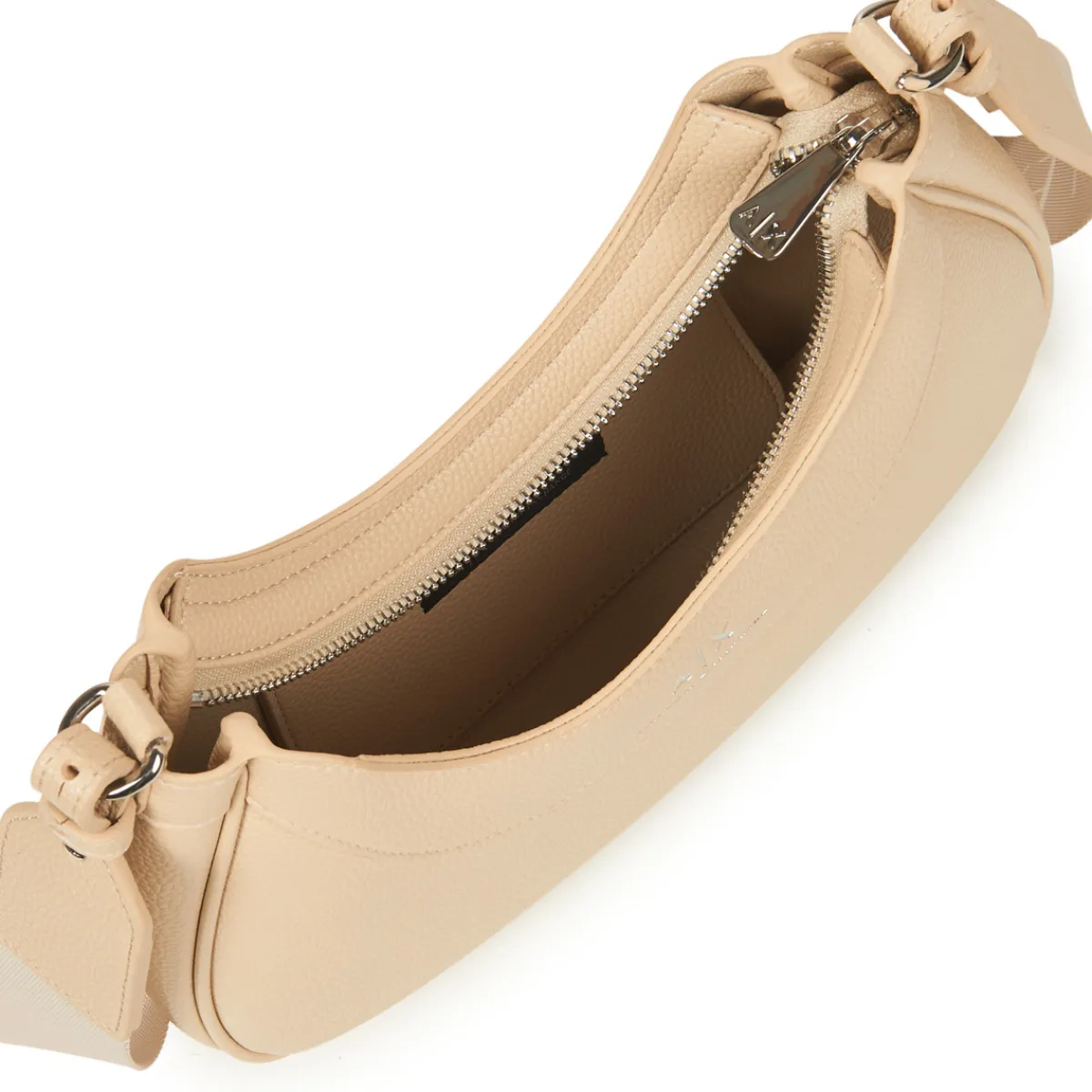 Online Armani Exchange - WAVE HOBO S Ivoire