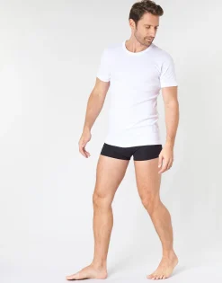 New Athena - T SHIRT COL ROND X2 Blanc