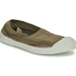 Outlet Bensimon - TENNIS ELASTIQUE Kaki