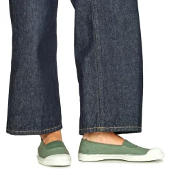 Bensimon - TENNIS ELASTIQUE Sauge Sale