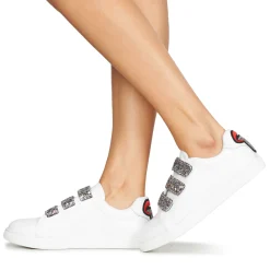 Clearance Bons baisers de Paname - EDITH GLITTER TONGUE Blanc