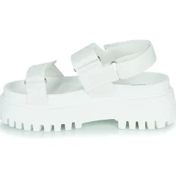 Online Bronx - GROOVY-SANDAL Blanc