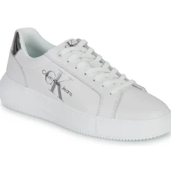 Calvin Klein Jeans - CHUNKY CUPSOLE MONO LTH WN Blanc Hot