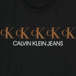 Calvin Klein Jeans - CK REPEAT FOIL BOXY T-SHIRT Noir Best