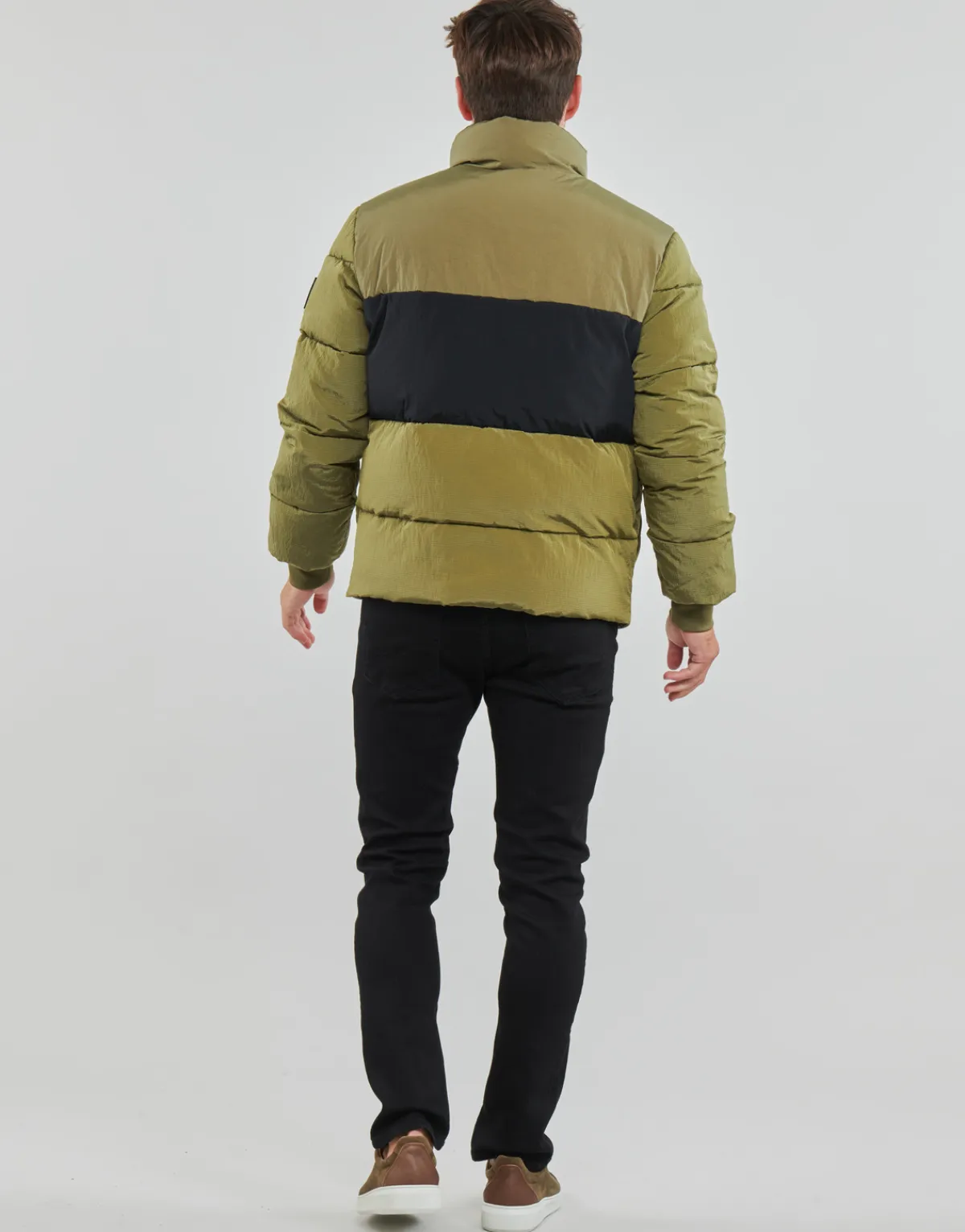 Calvin Klein Jeans - COLORBLOCK NON-DOWN JACKET Vert Online