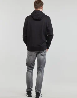 Calvin Klein Jeans - CONNECTED LAYER LANDSCAPE HOODIE Noir Outlet