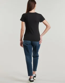 Clearance Calvin Klein Jeans - GRADIENT CK SLIM TEE Noir