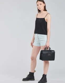 Hot Calvin Klein Jeans - HIGH RISE SHORT BleuClair