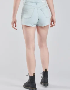Hot Calvin Klein Jeans - HIGH RISE SHORT BleuClair