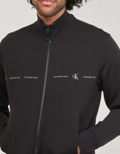 Calvin Klein Jeans - LOGO REPEAT ZIP THROUGH Noir New