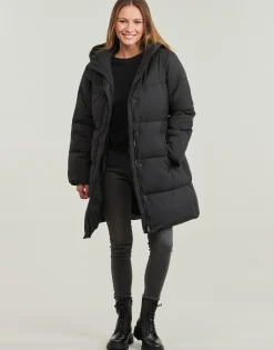Hot Calvin Klein Jeans - LOGO BELT LONG PUFFER Noir