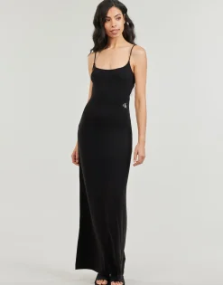 Calvin Klein Jeans - LONG MODAL DRESS Noir