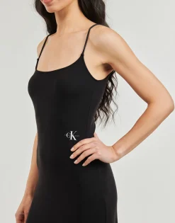 Calvin Klein Jeans - LONG MODAL DRESS Noir