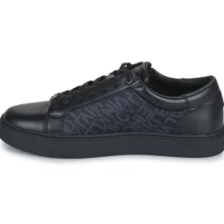 Online Calvin Klein Jeans - LOW TOP LACE UP W/ZIP MONO Noir