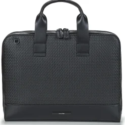 Hot Calvin Klein Jeans - MODERN BAR SLIM LAPTOP BAG MONO Noir
