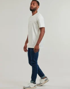 Best Calvin Klein Jeans - MONOLOGO TEE Blanc