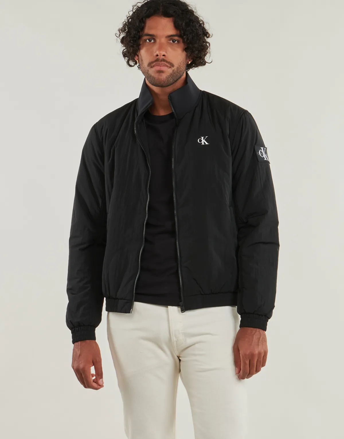 Calvin Klein Jeans - PADDED HARRINGTON Noir New