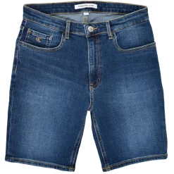 Discount Calvin Klein Jeans - REGULAR SHORT ESS BLUE Bleu