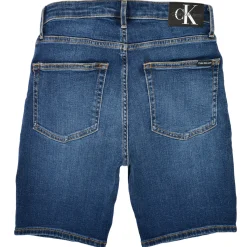 Discount Calvin Klein Jeans - REGULAR SHORT ESS BLUE Bleu