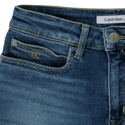 Hot Calvin Klein Jeans - RELAXED HR SHORT MID BLUE Bleu