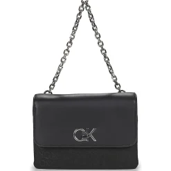Calvin Klein Jeans - RE-LOCK DOUBLE GUSETTBAG_JCQ Noir