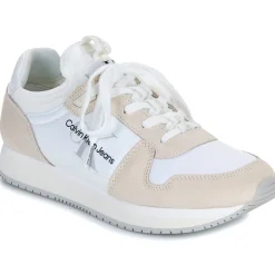 Hot Calvin Klein Jeans - RUNNER SOCK LACEUP NY-LTH W Blanc
