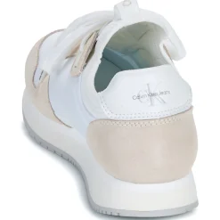 Hot Calvin Klein Jeans - RUNNER SOCK LACEUP NY-LTH W Blanc