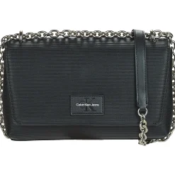Calvin Klein Jeans - SCULPTED EW FLAP CONV25 CHAIN Noir Online