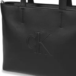 Outlet Calvin Klein Jeans - SCULPTED MINI EW TOTE Noir