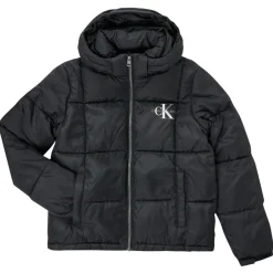 Calvin Klein Jeans - SHORT QUILTED PUFFER JACKET Noir