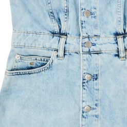 Best Calvin Klein Jeans - SLEEVELESS BLUE DENIM DRESS Bleu