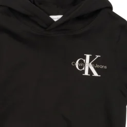 Calvin Klein Jeans - SMALL MONOGRAM HOODIE Noir Sale