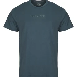 Discount Calvin Klein Jeans - S/S CREW NECK Bleu