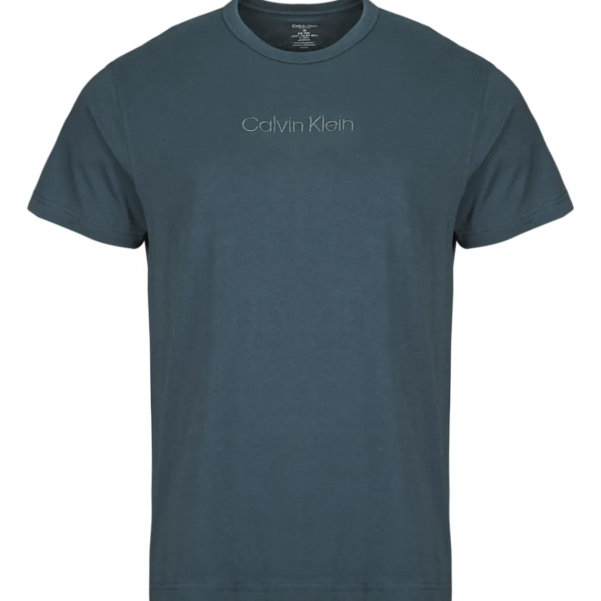 Discount Calvin Klein Jeans - S/S CREW NECK Bleu